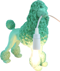 2577 LAMPE « POODLE QUEEN »